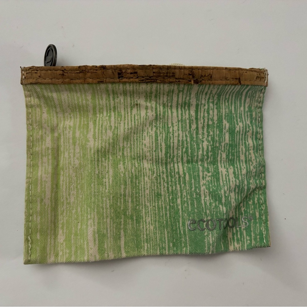 EcoTools Green and Tan Pouch